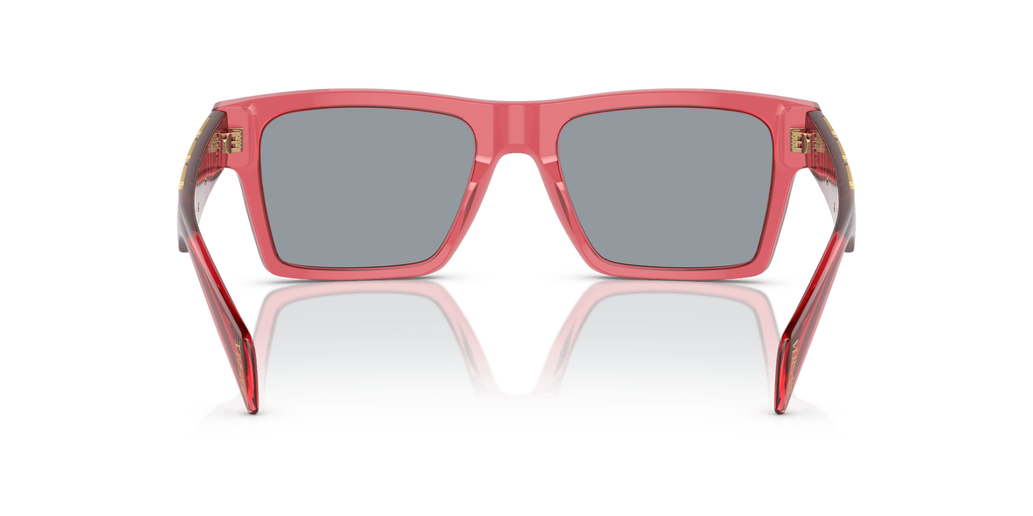 Versace Transparent Red-Grey Sunglasses | Versace VE4445 Transparent Red-Grey