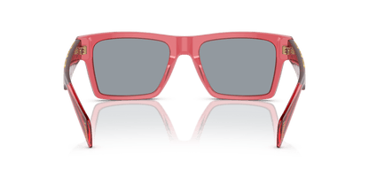 Versace Transparent Red-Grey Sunglasses | Versace VE4445 Transparent Red-Grey