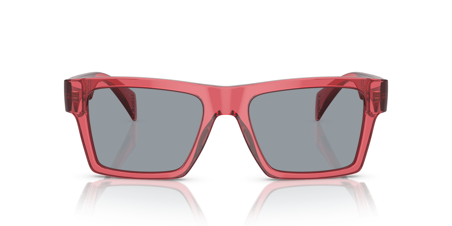 Versace Transparent Red-Grey Sunglasses | Versace VE4445 Transparent Red-Grey
