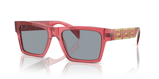 Versace Transparent Red-Grey Sunglasses | Versace VE4445 Transparent Red-Grey