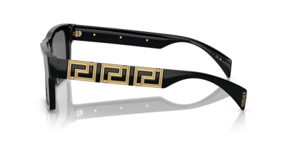 משקפי שמש של ורסאצ'ה שחור-קוטב אפור כהה | Versace VE4445 Black-Polar Dark Grey
