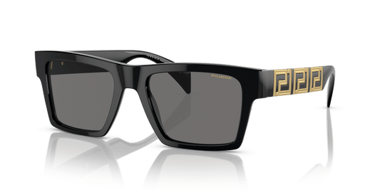 Versace Sunglasses Black-Polar Dark Grey | Versace VE4445 Black-Polar Dark Grey