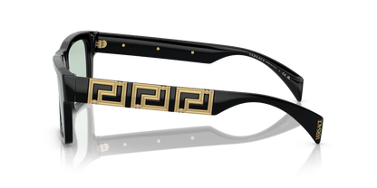 Versace Sunglasses Black-Photo Green | Versace VE4445 Black-Photo Green