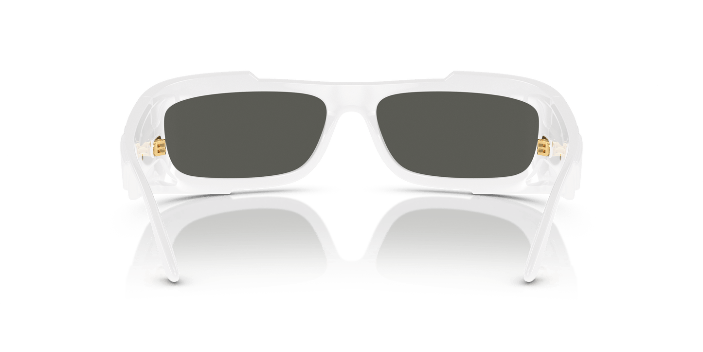משקפי שמש של ורסאצ'ה לבן-אפור כהה | Versace VE4446 White-Dark Grey