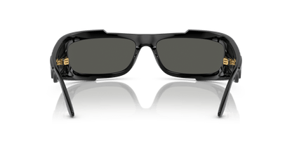 Versace Sunglasses Black-Dark Grey | Versace VE4446 Black-Dark Grey