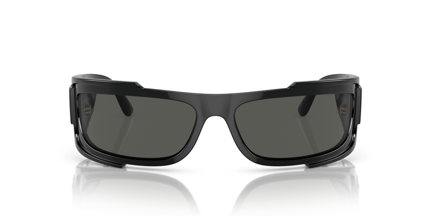 Versace Sunglasses Black-Dark Grey | Versace VE4446 Black-Dark Grey