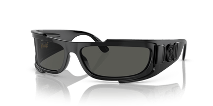 Versace Sunglasses Black-Dark Grey | Versace VE4446 Black-Dark Grey