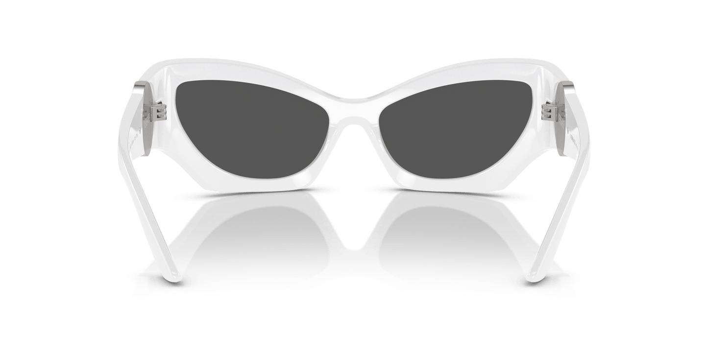 משקפי שמש של ורסאצ'ה לבן-אפור כהה | Versace VE4450 White-Dark Grey