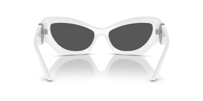 משקפי שמש של ורסאצ'ה לבן-אפור כהה | Versace VE4450 White-Dark Grey