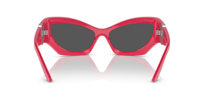 משקפי שמש של ורסאצ'ה ורוד-אפור כהה | Versace VE4450 Pink-Dark Grey