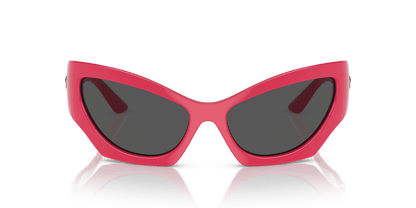 משקפי שמש של ורסאצ'ה ורוד-אפור כהה | Versace VE4450 Pink-Dark Grey