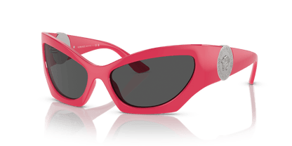 משקפי שמש של ורסאצ'ה ורוד-אפור כהה | Versace VE4450 Pink-Dark Grey