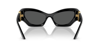 Versace Sunglasses Black-Dark Grey | Versace VE4450 Black-Dark Grey