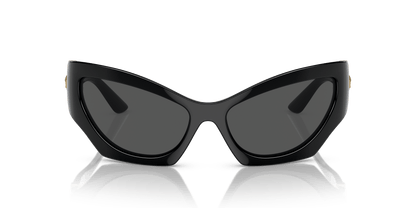 Versace Sunglasses Black-Dark Grey | Versace VE4450 Black-Dark Grey