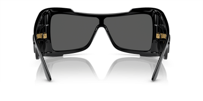Versace Sunglasses Black-Dark Grey | Versace VE4451 Black-Dark Grey