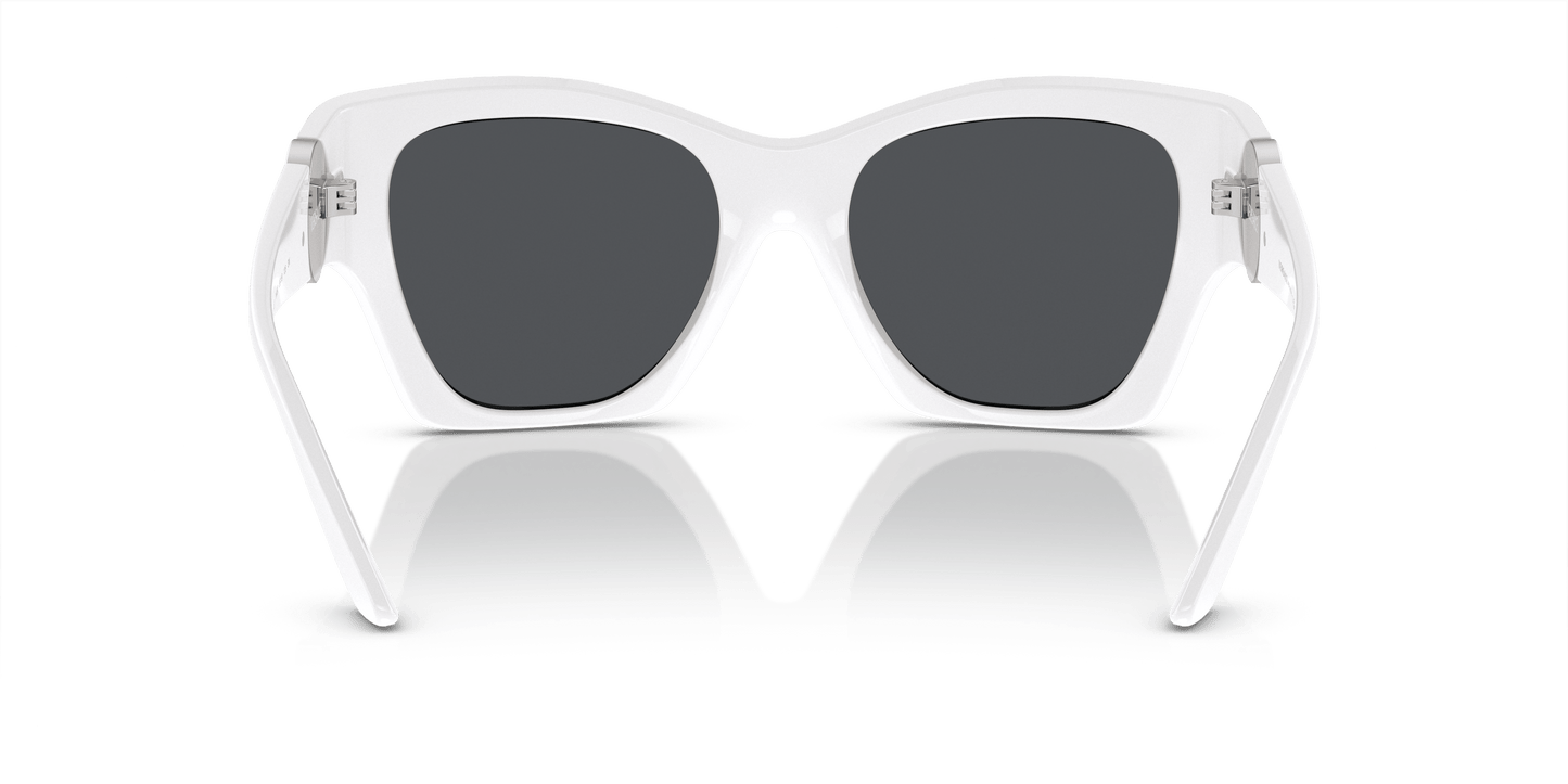 משקפי שמש של ורסאצ'ה לבן-אפור כהה | Versace VE4452 White-Dark Grey