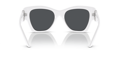 משקפי שמש של ורסאצ'ה לבן-אפור כהה | Versace VE4452 White-Dark Grey