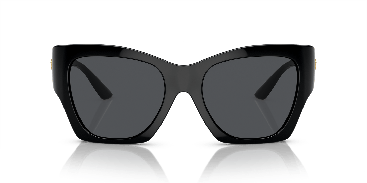 משקפי שמש של ורסאצ'ה שחור-אפור כהה | Versace VE4452 Black-Dark Grey