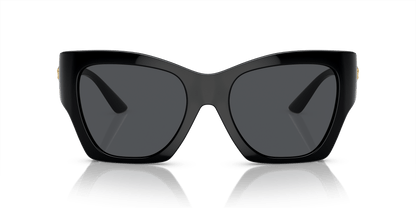 משקפי שמש של ורסאצ'ה שחור-אפור כהה | Versace VE4452 Black-Dark Grey