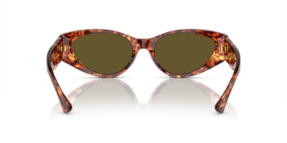 משקפי שמש של ורסאצ'ה הוואנה-חום כהה | Versace VE4454 Havana-Dark Brown