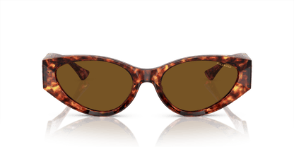 Hebrew | Versace VE4454 Havana-Dark Brown Polar