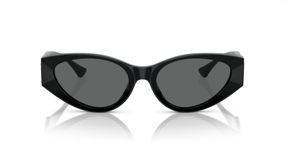 Versace Sunglasses Black-Dark Grey | Versace VE4454 Black-Dark Grey
