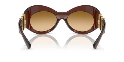 Versace Sunglasses Transparent Brown-Yellow Gradient Brown | Versace VE4462 Transparent Brown-Yellow Gradient Brown