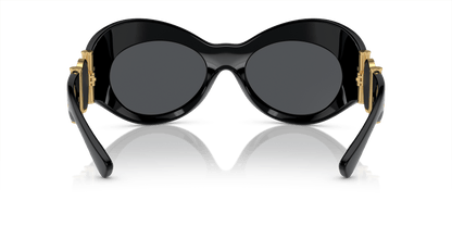 Versace Sunglasses Black-Dark Grey | Versace VE4462 Black-Dark Grey