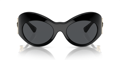 Versace Sunglasses Black-Dark Grey | Versace VE4462 Black-Dark Grey