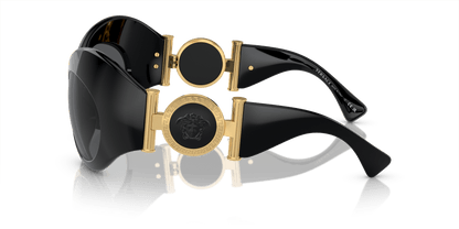 Versace Sunglasses Black-Dark Grey | Versace VE4462 Black-Dark Grey