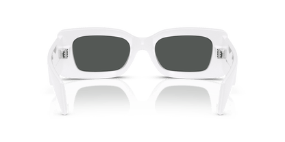משקפי שמש של ורסאצ'ה לבן-אפור כהה | Versace VE4474U White-Dark Grey