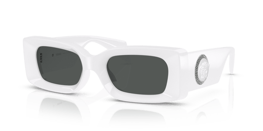 משקפי שמש של ורסאצ'ה לבן-אפור כהה | Versace VE4474U White-Dark Grey