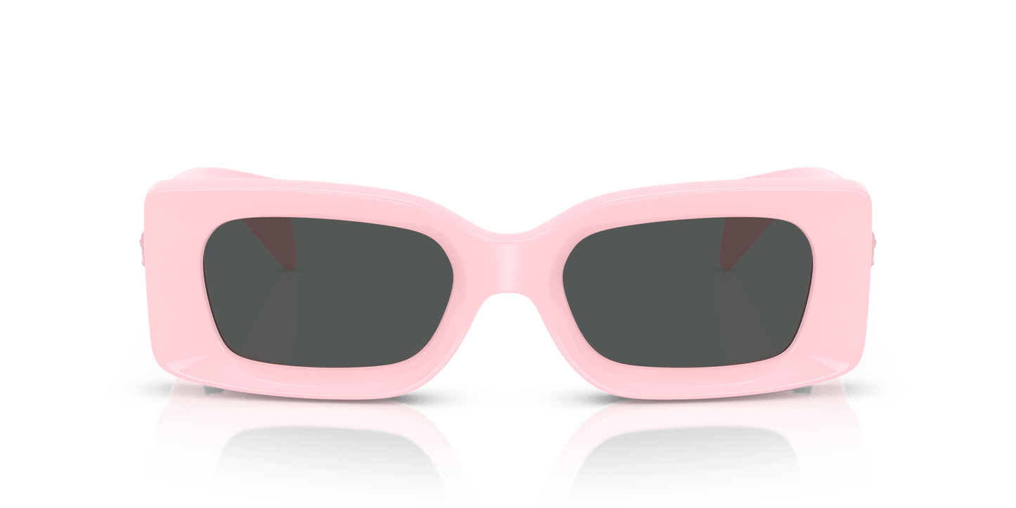 Versace Sunglasses Pink-Dark Grey | Versace VE4474U Pink-Dark Grey