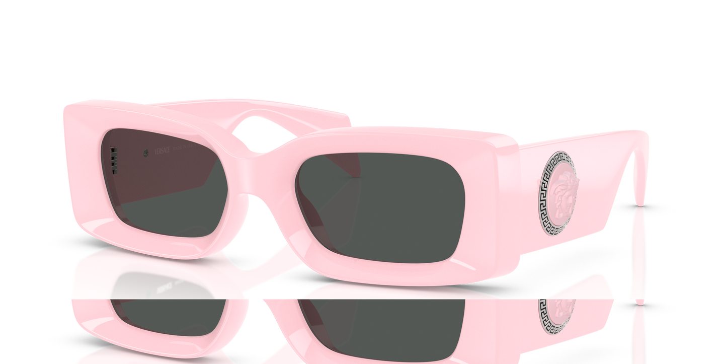 Versace Sunglasses Pink-Dark Grey | Versace VE4474U Pink-Dark Grey