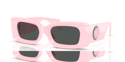 Versace Sunglasses Pink-Dark Grey | Versace VE4474U Pink-Dark Grey