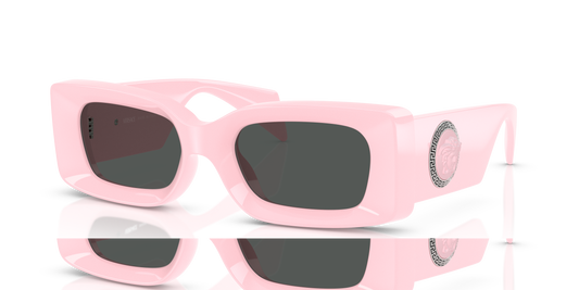משקפי שמש של ורסאצ'ה ורוד-אפור כהה | Versace VE4474U Pink-Dark Grey