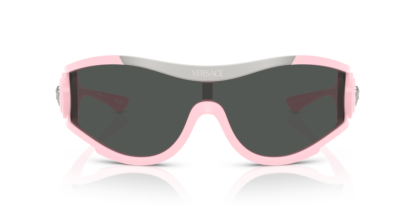 Versace Sunglasses Pink-Dark Grey | Versace VE4475 Pink-Dark Grey