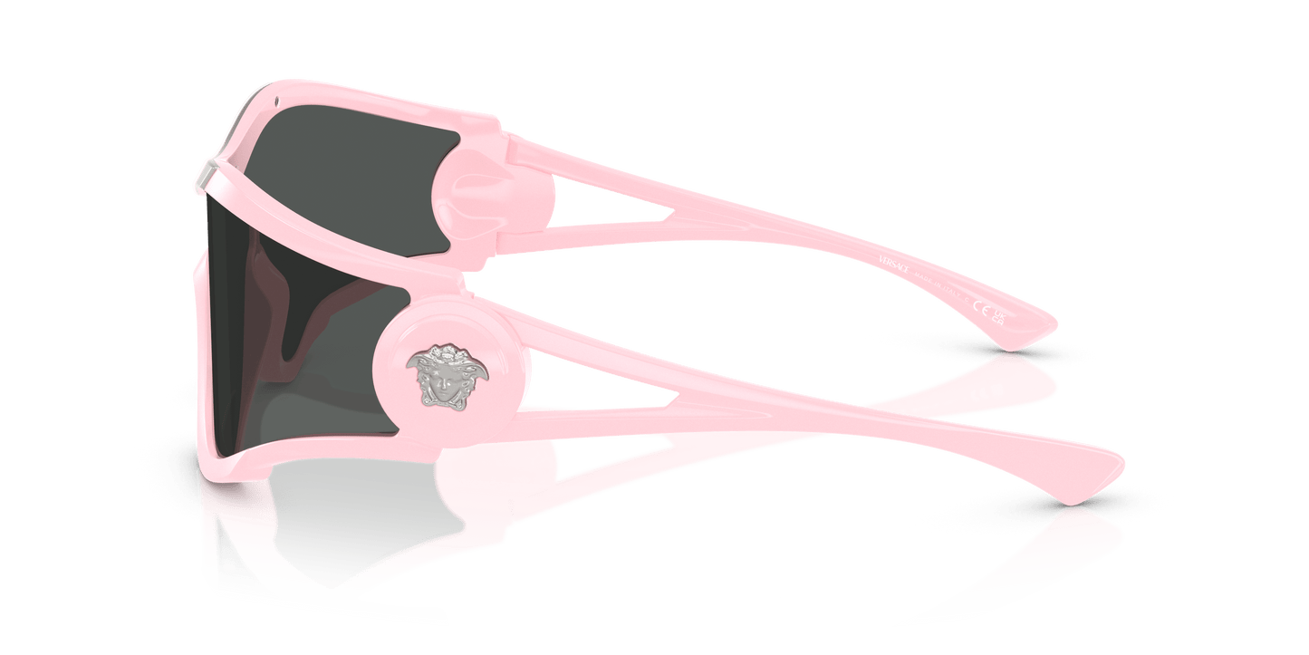 Versace Sunglasses Pink-Dark Grey | Versace VE4475 Pink-Dark Grey