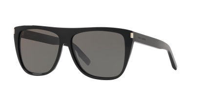 משקפי שמש סן לורן שחור-חום | Saint Laurent SL 1 K Black-Brown