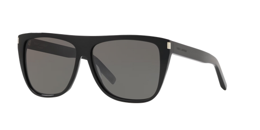 משקפי שמש סן לורן שחור-חום | Saint Laurent SL 1 K Black-Brown