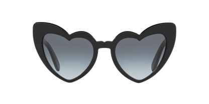 משקפי שמש של סן לורן שחור-אפור | Saint Laurent SL 181 LouLou Black-Grey