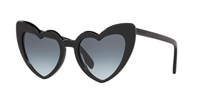 משקפי שמש של סן לורן שחור-אפור | Saint Laurent SL 181 LouLou Black-Grey