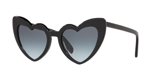 משקפי שמש של סן לורן שחור-אפור | Saint Laurent SL 181 LouLou Black-Grey