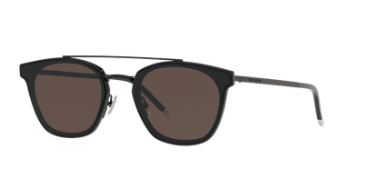 משקפי שמש סן לורן שחור מט-אפור | Saint Laurent SL 28 METAL Black Matte-Grey
