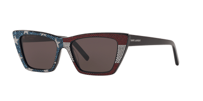 משקפי שמש של סן לורן שחור-אפור | Saint Laurent SL 276 Black-Grey