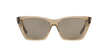 משקפי שמש סן לורן חום מבריק-אפור | Saint Laurent SL 276 Brown Shiny-Grey