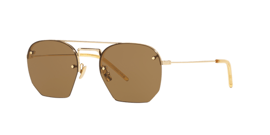 משקפי שמש סן לורן זהב חום-חום | Saint Laurent SL 422 Gold Brown-Brown