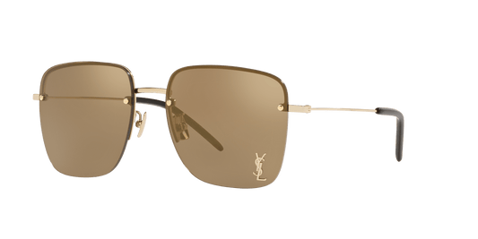 משקפי שמש של סן לורן בצבע זהב-חום | Saint Laurent SL 312 M-006 Gold-Brown