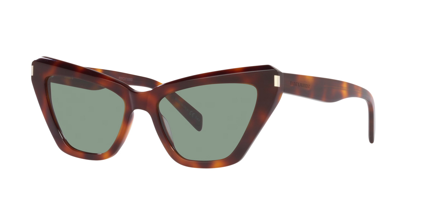 משקפי שמש סן לורן חום-ירוק | Saint Laurent SL 466 Brown-Green