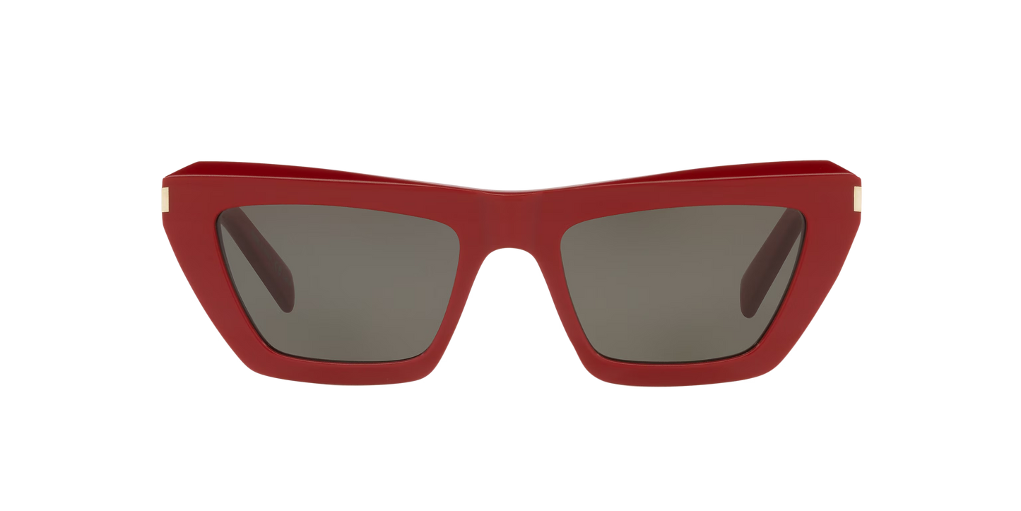 Saint Laurent Red-Grey Sunglasses | Saint Laurent SL 467 Red-Grey